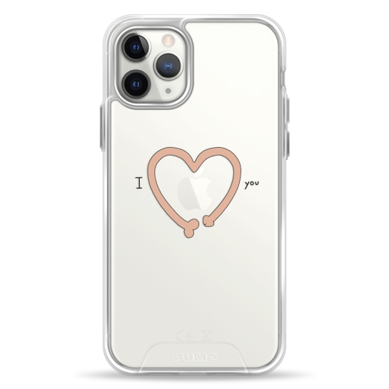 Чехол Pump Transparency Silver Button Case for iPhone 11 Pro IheartYou - цена, характеристики, отзывы, рассрочка, фото 1