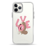 Чохол Pump Transparency Silver Button Case for iPhone 11 Pro LoveLove