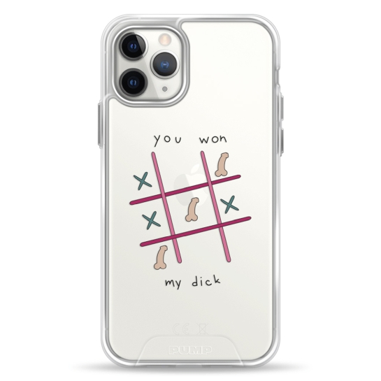 Чехол Pump Transparency Silver Button Case for iPhone 11 Pro YouWon - цена, характеристики, отзывы, рассрочка, фото 1