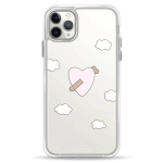 Чехол Pump Transparency Silver Button Case for iPhone 11 Pro Max Dickarrow