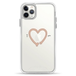 Чохол Pump Transparency Silver Button Case for iPhone 11 Pro Max IheartYou
