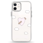 Чехол Pump Transparency Silver Button Case for iPhone 12/12 Pro Dickarrow