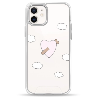 Чохол Pump Transparency Silver Button Case for iPhone 12/12 Pro Dickarrow - цена, характеристики, отзывы, рассрочка, фото 1