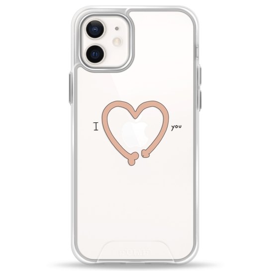 Чохол Pump Transparency Silver Button Case for iPhone 12/12 Pro IheartYou - ціна, характеристики, відгуки, розстрочка, фото 1