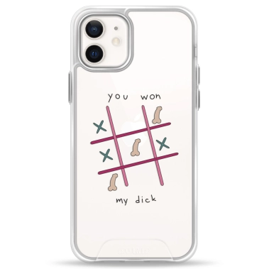 Чехол Pump Transparency Silver Button Case for iPhone 12/12 Pro YouWon - цена, характеристики, отзывы, рассрочка, фото 1