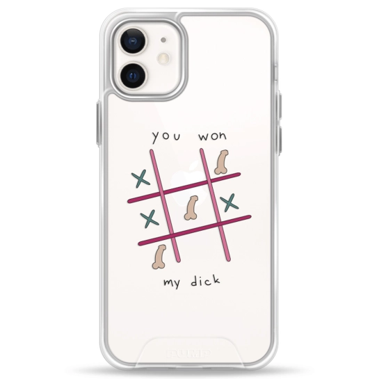 Чехол Pump Transparency Silver Button Case for iPhone 12/12 Pro YouWon