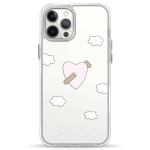 Чехол Pump Transparency Silver Button Case for iPhone 12 Pro Max Dickarrow