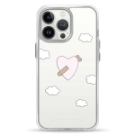 Чехол Pump Transparency Silver Button Case for iPhone 13 Pro Dickarrow