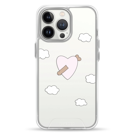Чехол Pump Transparency Silver Button Case for iPhone 13 Pro Dickarrow - цена, характеристики, отзывы, рассрочка, фото 1