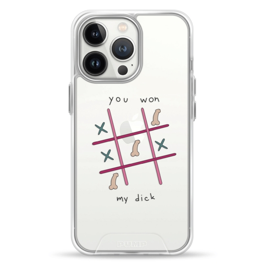 Чехол Pump Transparency Silver Button Case for iPhone 13 Pro YouWon - цена, характеристики, отзывы, рассрочка, фото 1