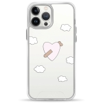 Чохол Pump Transparency Silver Button Case for iPhone 13 Pro Max Dickarrow