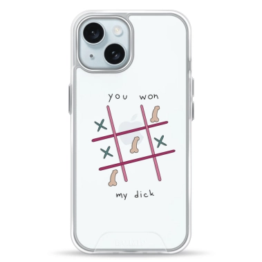 Чохол Pump Transparency Silver Button Case for iPhone 15 YouWon - цена, характеристики, отзывы, рассрочка, фото 1