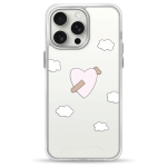 Чехол Pump Transparency Silver Button Case for iPhone 15 Pro Max Dickarrow