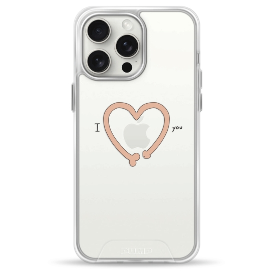Чохол Pump Transparency Silver Button Case for iPhone 15 Pro Max IheartYou - ціна, характеристики, відгуки, розстрочка, фото 1