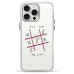 Чехол Pump Transparency Silver Button Case for iPhone 15 Pro Max YouWon