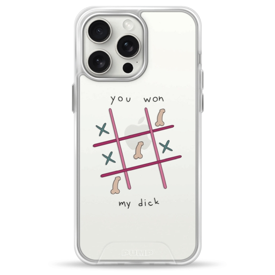Чехол Pump Transparency Silver Button Case for iPhone 15 Pro Max YouWon - цена, характеристики, отзывы, рассрочка, фото 1