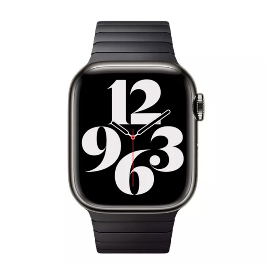 Apple Watch 9 + LTE 45mm Graphite Stainless Steel with Space Link Bracelet - ціна, характеристики, відгуки, розстрочка, фото 2