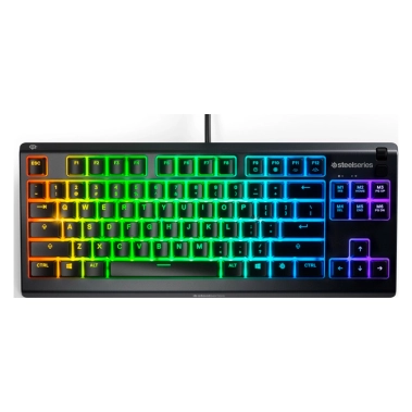 Клавіатура SteelSeries Apex 3 TKL USB UA Black - цена, характеристики, отзывы, рассрочка, фото 1