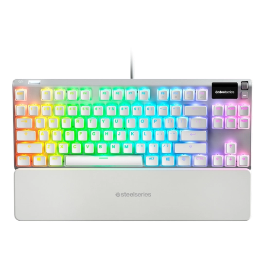Клавіатура SteelSeries Apex 7 Ghost TKL USB White