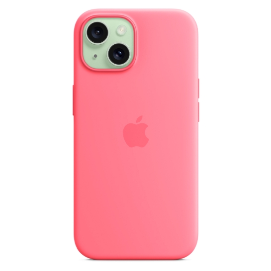 Чохол Apple Silicone Case with MagSafe for iPhone 15 Pink - ціна, характеристики, відгуки, розстрочка, фото 2
