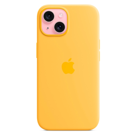 Чохол Apple Silicone Case with MagSafe for iPhone 15 Sunshine - ціна, характеристики, відгуки, розстрочка, фото 2