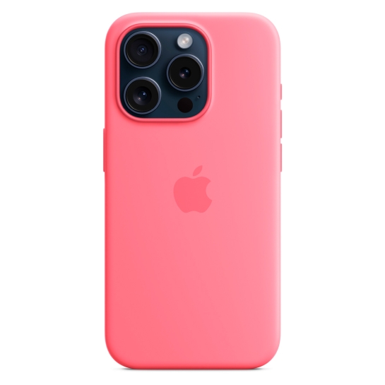 Чехол Apple Silicone Case with MagSafe for iPhone 15 Pro Pink - цена, характеристики, отзывы, рассрочка, фото 2