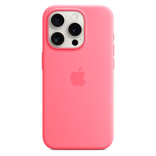 Чехол Apple Silicone Case with MagSafe for iPhone 15 Pro Pink - цена, характеристики, отзывы, рассрочка, фото 3