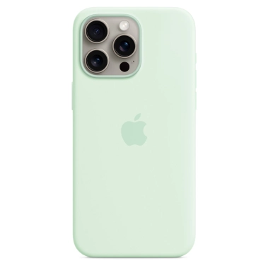 Чохол Apple Silicone Case with MagSafe for iPhone 15 Pro Max Soft Mint - цена, характеристики, отзывы, рассрочка, фото 1