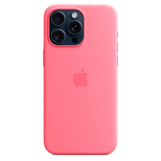 Чохол Apple Silicone Case with MagSafe for iPhone 15 Pro Max Pink - ціна, характеристики, відгуки, розстрочка, фото 2