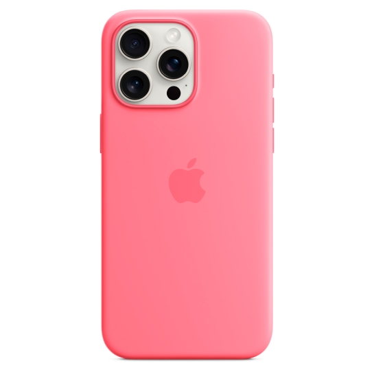 Чехол Apple Silicone Case with MagSafe for iPhone 15 Pro Max Pink - цена, характеристики, отзывы, рассрочка, фото 4