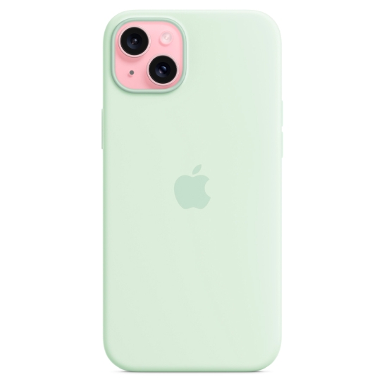 Чохол Apple Silicone Case with MagSafe for iPhone 15 Plus Soft Mint - ціна, характеристики, відгуки, розстрочка, фото 2