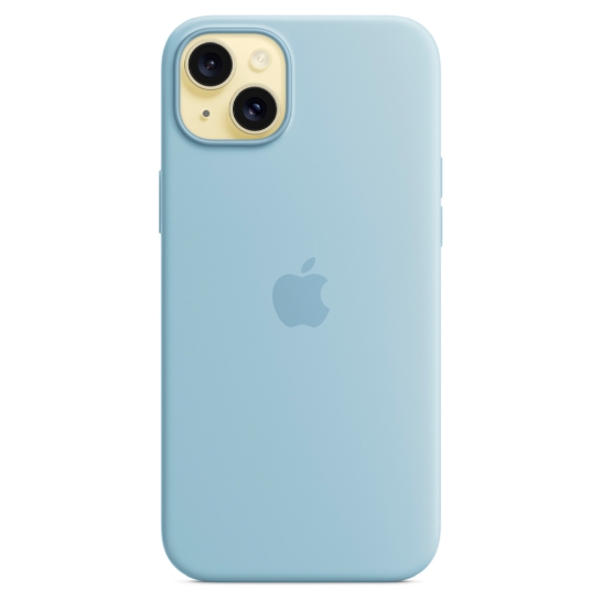 Чохол Apple Silicone Case with MagSafe for iPhone 15 Plus Light Blue - ціна, характеристики, відгуки, розстрочка, фото 3