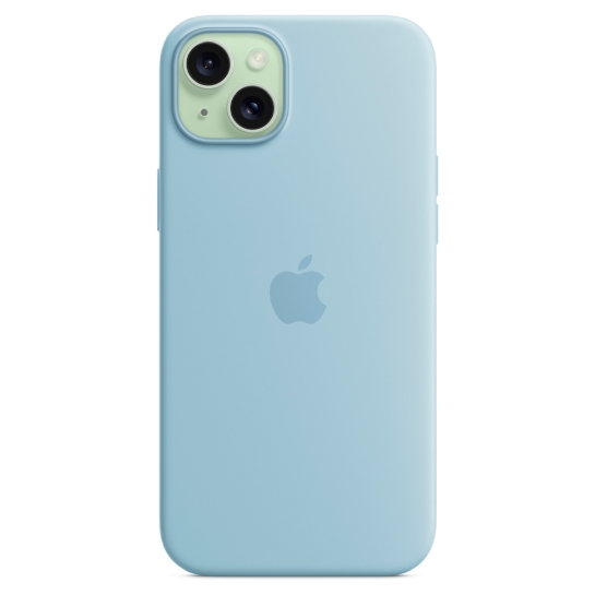 Чохол Apple Silicone Case with MagSafe for iPhone 15 Plus Light Blue - ціна, характеристики, відгуки, розстрочка, фото 4