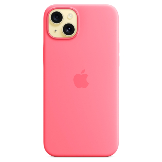 Чехол Apple Silicone Case with MagSafe for iPhone 15 Plus Pink - цена, характеристики, отзывы, рассрочка, фото 3