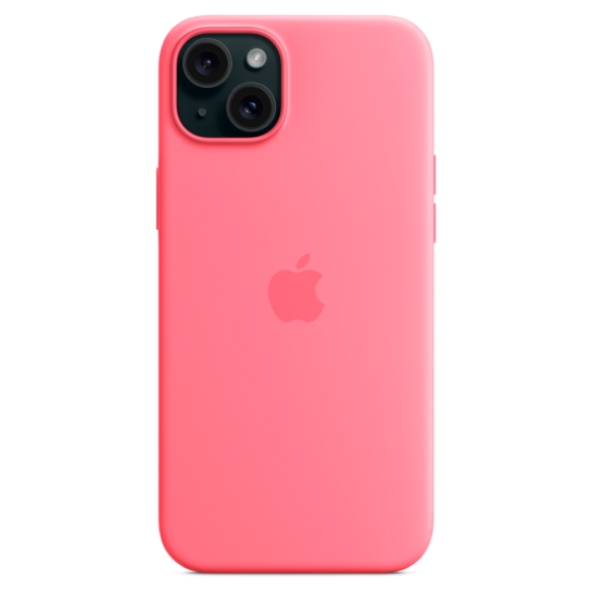 Чохол Apple Silicone Case with MagSafe for iPhone 15 Plus Pink - ціна, характеристики, відгуки, розстрочка, фото 5