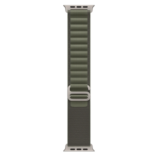 Б/У Смарт-годинник Apple Watch Ultra + LTE 49mm Titanium Case with Small Green Alpine Loop (Ідеальний) - ціна, характеристики, відгуки, розстрочка, фото 3