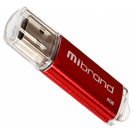 Внешний накопитель USB-Flash Mibrand 8GB Cougar Black USB 2.0 Red - цена, характеристики, отзывы, рассрочка, фото 1