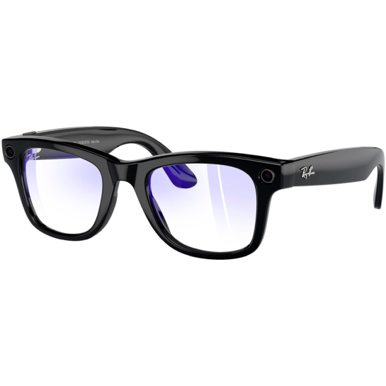 Смарт-окуляри Ray-ban Meta Wayfarer Shiny Black Polarized Clear - ціна, характеристики, відгуки, розстрочка, фото 1