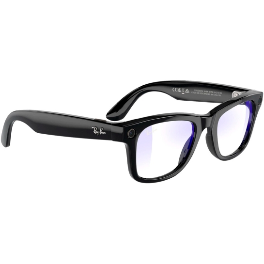 Смарт-очки Ray-ban Meta Wayfarer Shiny Black Polarized Clear - цена, характеристики, отзывы, рассрочка, фото 3