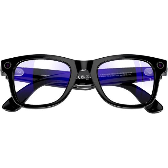 Смарт-окуляри Ray-ban Meta Wayfarer Shiny Black Polarized Clear - ціна, характеристики, відгуки, розстрочка, фото 6
