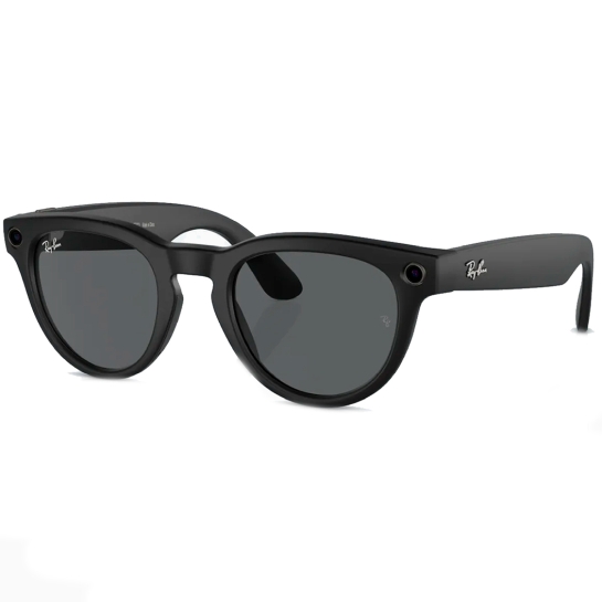Смарт-окуляри Ray-ban Meta Headliner Matte Black Charcoal Black Lenses - цена, характеристики, отзывы, рассрочка, фото 1