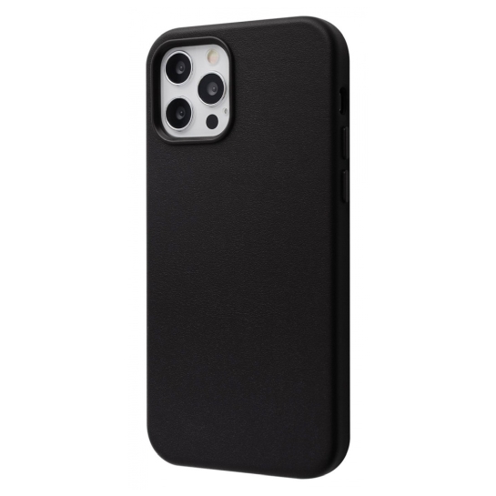 Чехол WAVE Premium Leather Edition Case with MagSafe iPhone 12/12 Pro Black - цена, характеристики, отзывы, рассрочка, фото 1