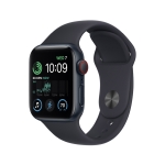 Apple Watch SE 2 2023 + LTE 40mm Midnight Aluminum Case with Midnight Sport Band - S/M