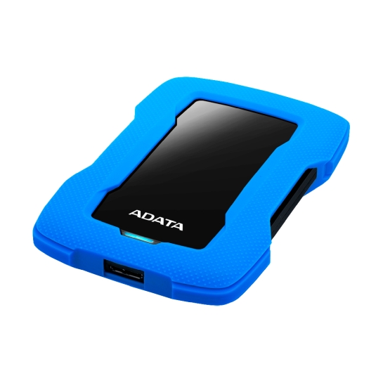 Зовнішній жесткий диск ADATA HV330 DashDrive Durable 1TB USB 3.1 Blue - ціна, характеристики, відгуки, розстрочка, фото 4
