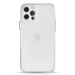 Чехол Pump Transparency Silver Button Case for iPhone 12/12 Pro Clear
