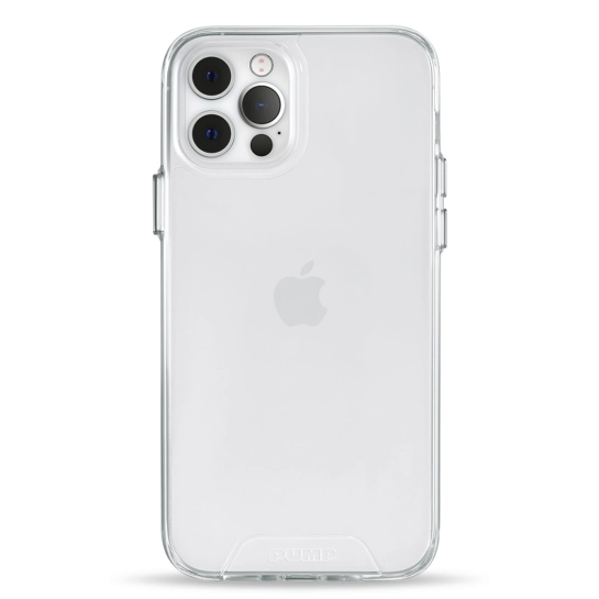 Чохол Pump Transparency Silver Button Case for iPhone 12/12 Pro Clear