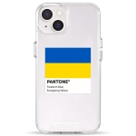 Чохол Pump Transparency Silver Button Case for iPhone 14 Pantone