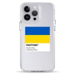 Чехол Pump Transparency Silver Button Case for iPhone 14 Pro Pantone