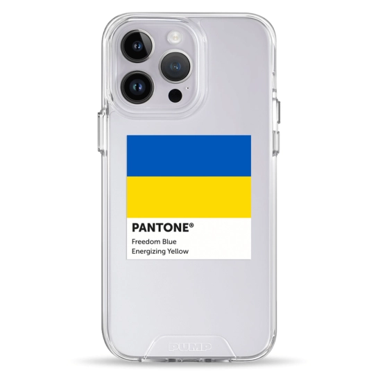 Чохол Pump Transparency Silver Button Case for iPhone 14 Pro Pantone