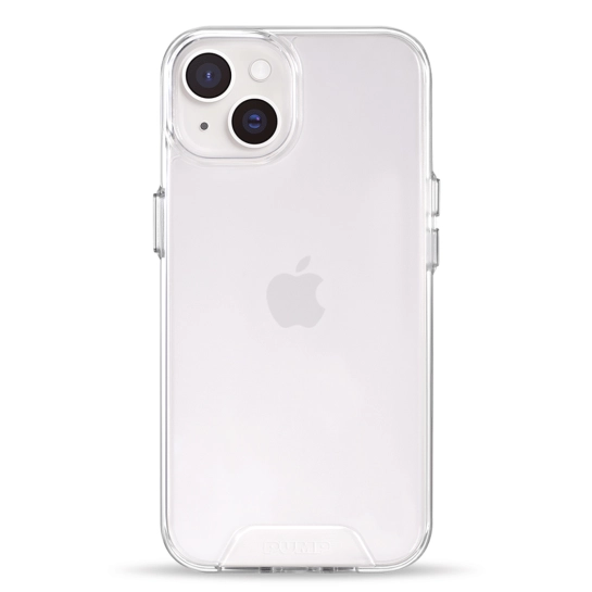 Чехол Pump Transparency Silver Button Case for iPhone 14 Clear